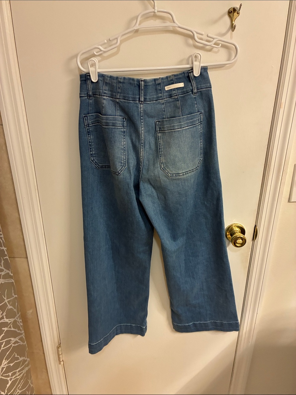 Pilcro and the Letterpress by Anthropologie Wide Leg Colette Jeans Cropped Sz 28 - Picture 9 of 16